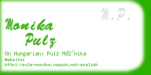 monika pulz business card
